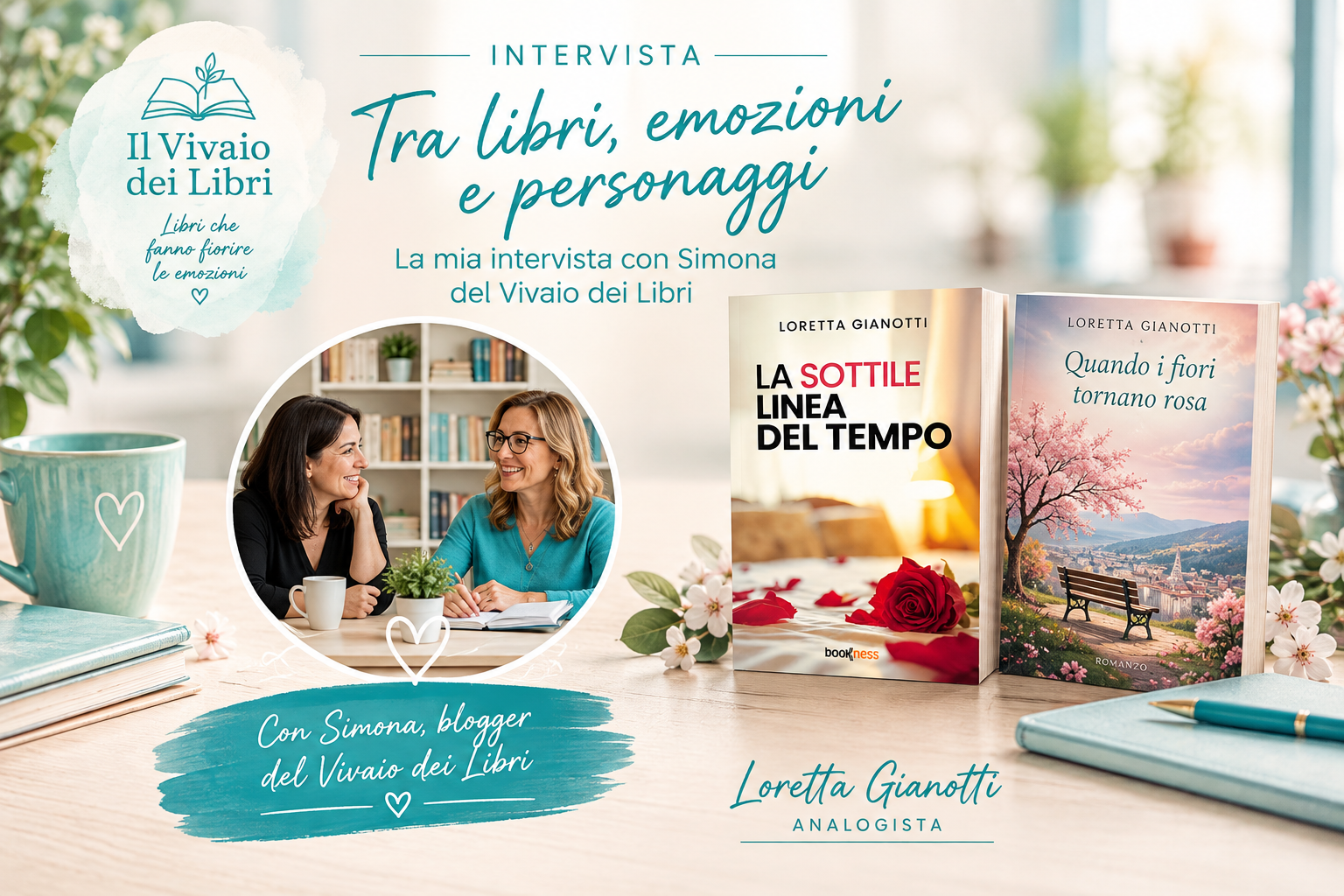 Tra libri, emozioni e personaggi: la mia intervista con Simona del Vivaio dei Libri.